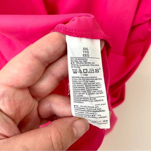 Old Navy PowerSoft Square-Neck Athletic Dress Hot Pink XXL - Picture 9 of 10